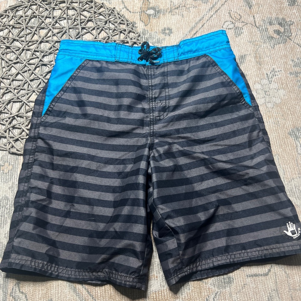 Body Glove boys Black and Blue swim Shorts